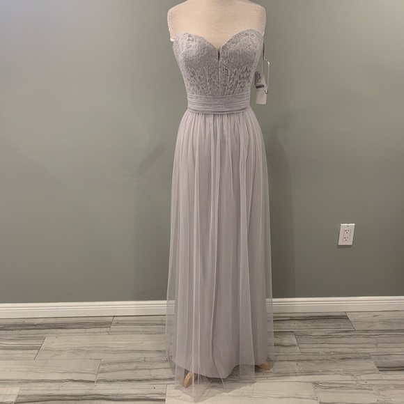 Amsale G953 dove size 12 - Picture 2 of 7